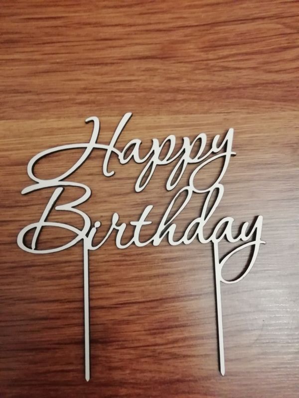 Zápich na dort- happy birthday