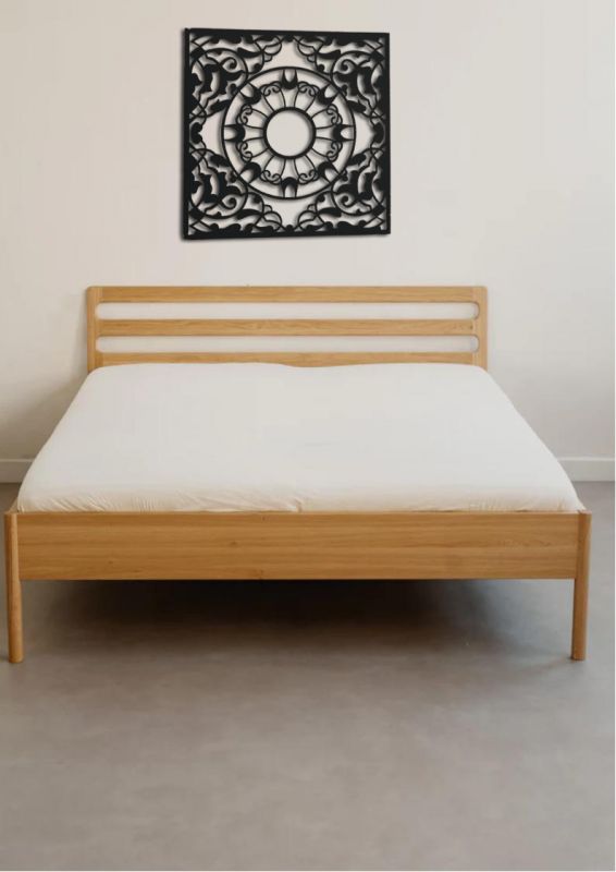 Mandala na zeď- Oko - černá 45x45cm