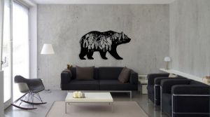Obraz do obyváku - Medvěd, rozměr 30x17cm