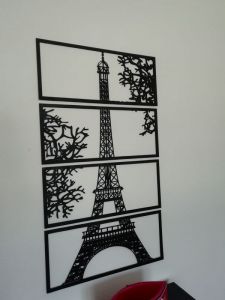 Eiffelova věž 91x51cm