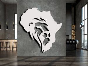 Obraz na zeď- Africký lev 38x35cm