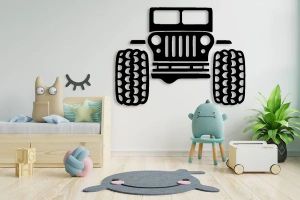 Obraz do dětského pokoje - Jeep