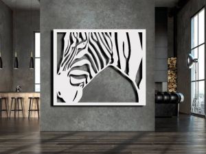 Obraz do dětského pokoje- Zebra 45x37cm