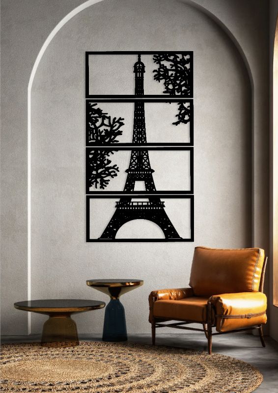 Moderní obraz Eiffelova věž 91x51cm