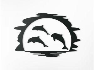 3d dekorace-  delfín