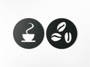 Moderní obraz do kuchyně - Pražená káva, 2ks