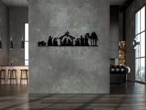 Obraz na zeď - Betlém, černý