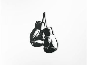 Obrázek na zeď - Boxerské rukavice, černý