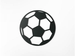 Obrázek na zeď - Fotbalový míč, černý