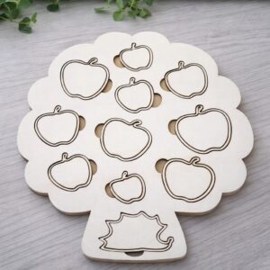 Dřevěná dětská skládačka 28x23cm