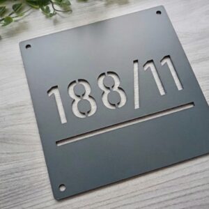 Číslo popisné a číslo orientační tabulka