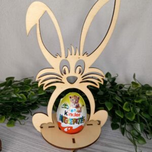 Dřevěný stojánek na vajíčko Kinder