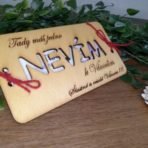 Obálka na peníze - Tip na vánoční dárek