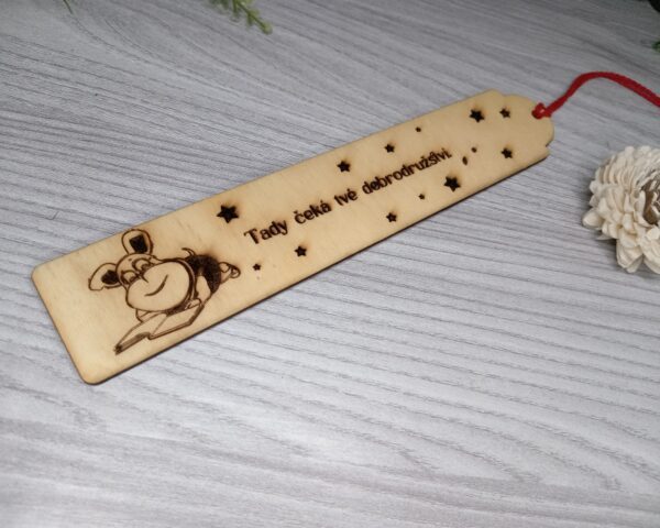Dřevěné záložky do knihy