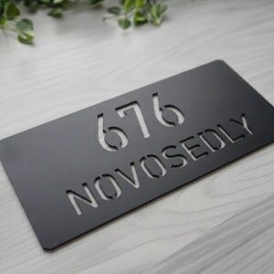 Domovní číslo na zeď