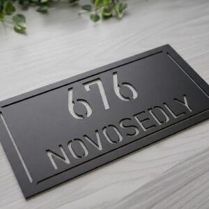 Číslo popisné na zeď