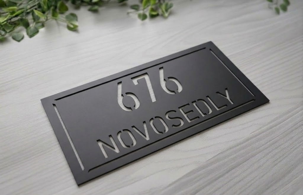 Číslo popisné na zeď