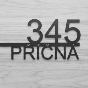 Domovní číslo na fasádu