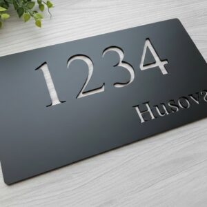 Číslo popisné s vlastním textem