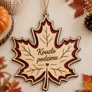 Dřevěná podzimní dekorace – Kouzlo podzimu