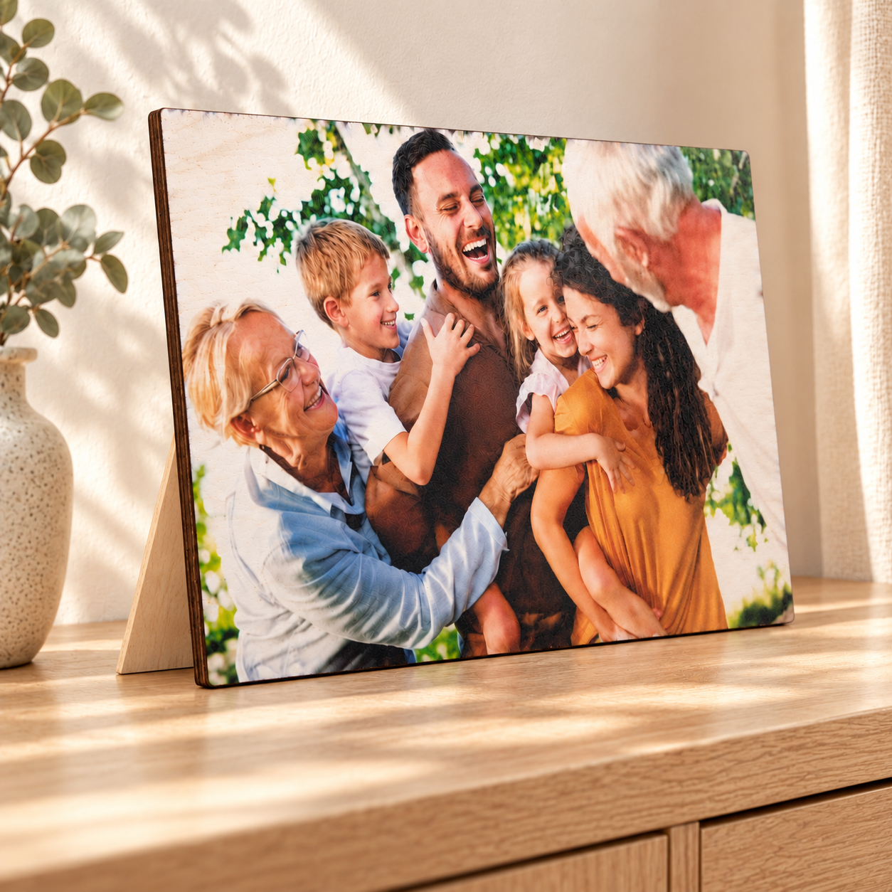 Tisk na fotografii na dřevo na přání – UV tisk 21x15cm - Obrázek 2